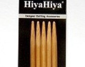 HiyaHiya 4-inch Double Point Knitting Needles - US Size 0 Steel Needles For Socks