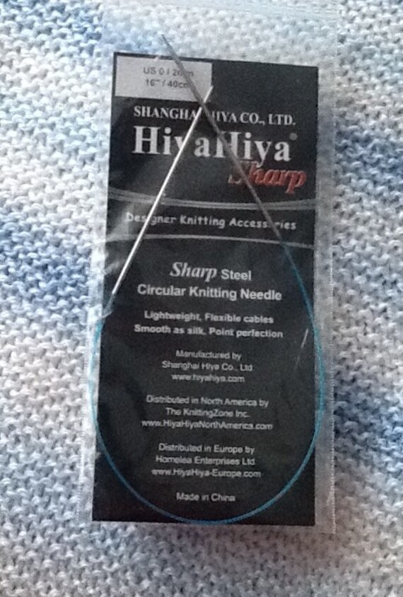 Hiyahiya 32 Sharp Steel Circular Knitting Needle Pick Your Size Hiyahiya 32 Sharp Steel Circular Knitting Needle Pick Your Size