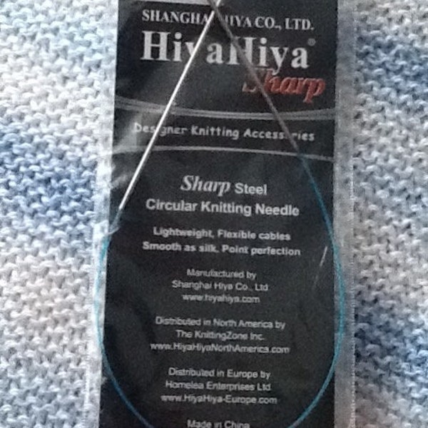HiyaHiya  32" Sharp Steel Circular knitting needle pick your size
