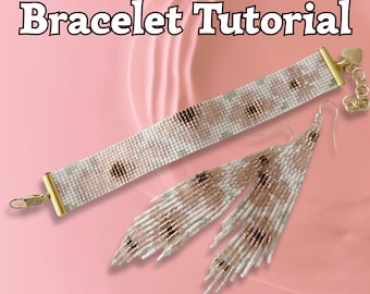 Tutorial de cuentas Miyuki para pulseras (PDF) - Abalorios Miyuki Delica - Joyería DIY