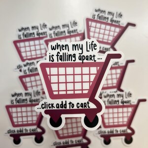 add to cart sticker