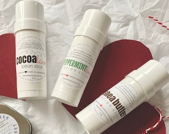 Skin Moisturizer, Lotion Stick. Organic Shea butter & Coconut Oil, Local Beeswax