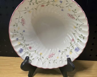 Johnson Bros. Summer Chintz 8-Inch Round Vegetable Serving Bowl, Vintage *