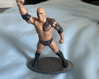 Mattel WWE Wrestling Micro Collection Dwayne The Rock Johnson Action Figure 3" *