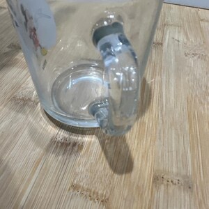 Vintage Disney Magician Mickey Mouse 1937 Clear Glass Coffee Mug/Cup * 画像 3