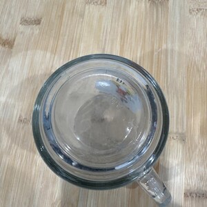 Vintage Disney Magician Mickey Mouse 1937 Clear Glass Coffee Mug/Cup * 画像 6
