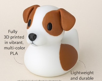 3D Printed Jack Russell Duck Hybrid - Jeep Dashboard Buddy