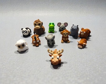 Articulating Zoo Animal Figurines • 3D Printed Fidget Toys