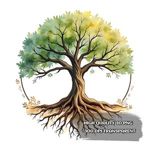 Tree of Life Clipart: PNG & SVG, Celtic Art, Digital Download for Printable Surfaces.