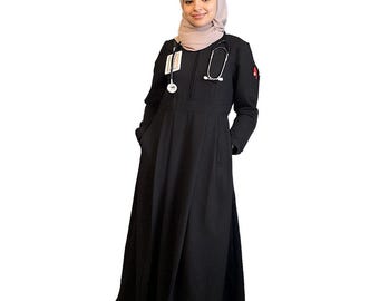 Komfort und Stil: Das ultimative Scrubs-Kittel für Mediziner Benutzerdefinierte Peelings Muslimisches Peeling-Set