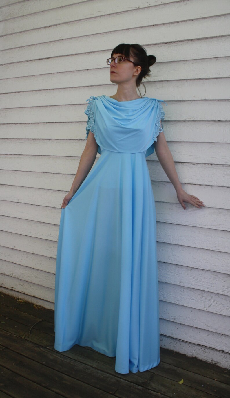 Ursula Tonka - Robe Tenue: Robe Grecque Bleu