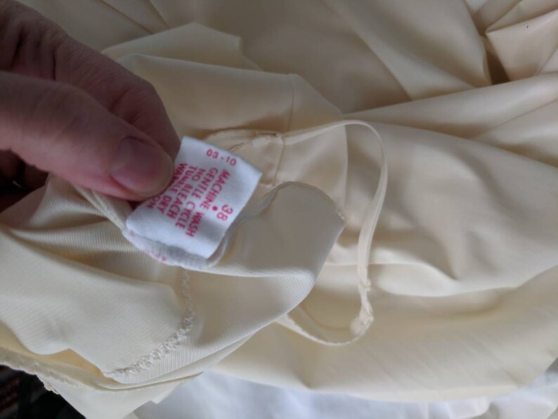 Maxi Dress Slip Long XS S Nylon Lorraine Pale Yellow