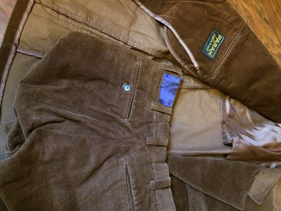 70s Corduroy Mens Suit Brown Cotton Farah Sportswear Vintage 38 - Etsy