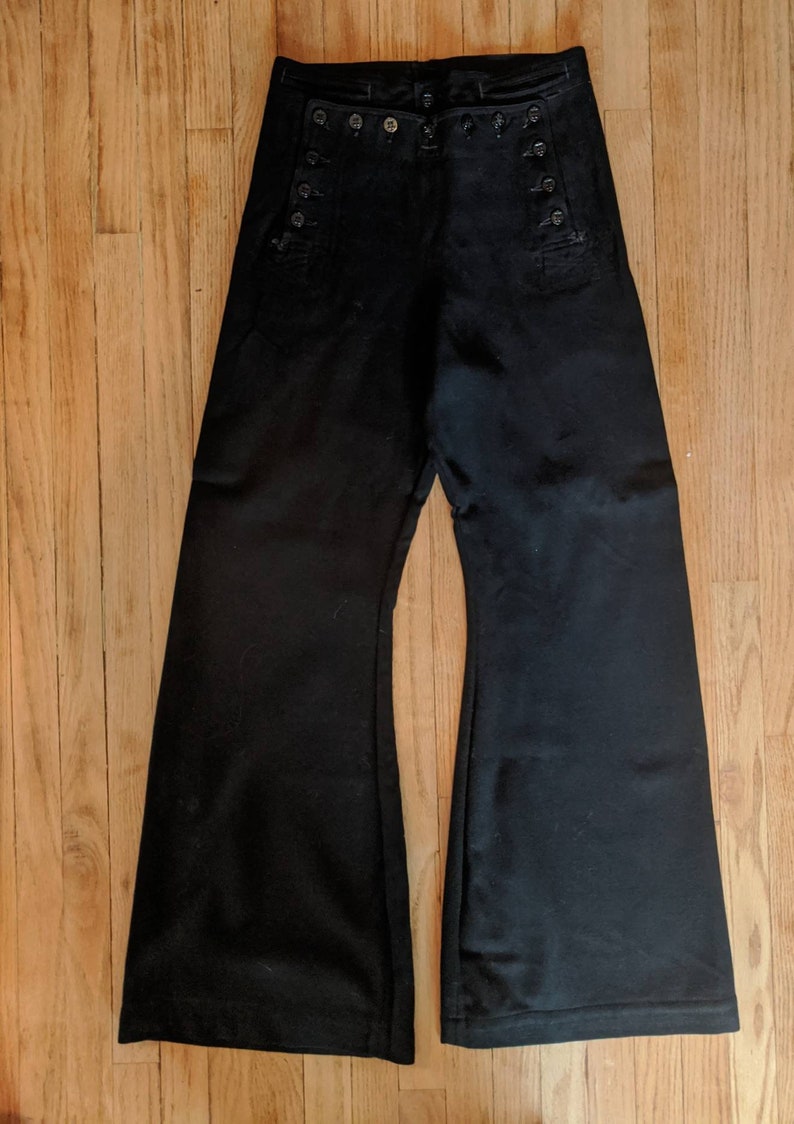 navy blue sailor pants