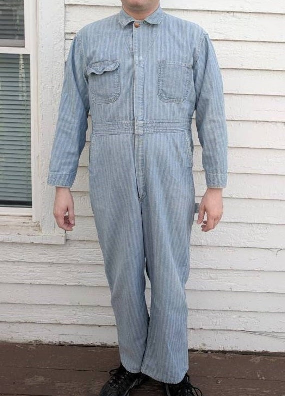 70s Mens Coveralls Overalls Montgomery Ward Workwe