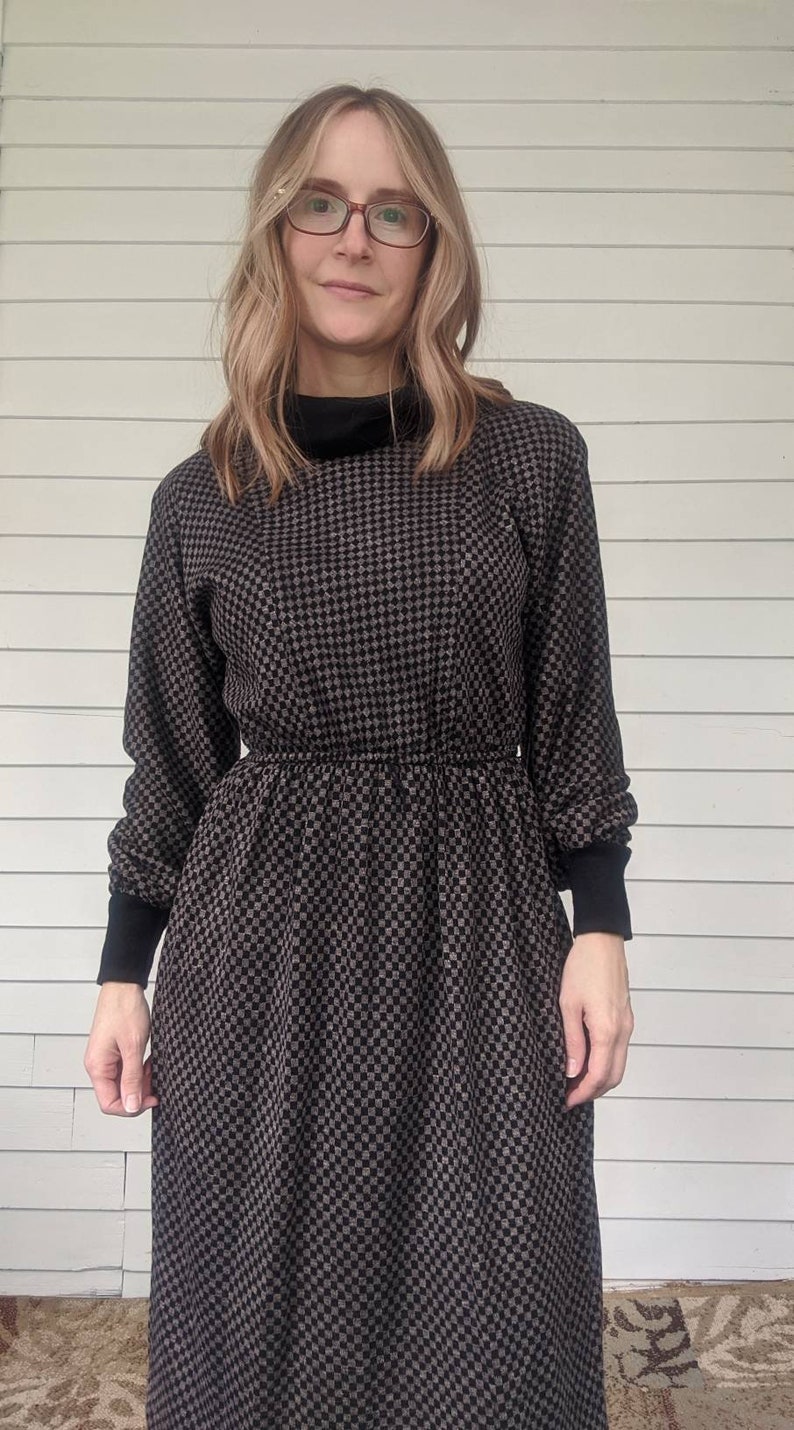 80s turtleneck outfit