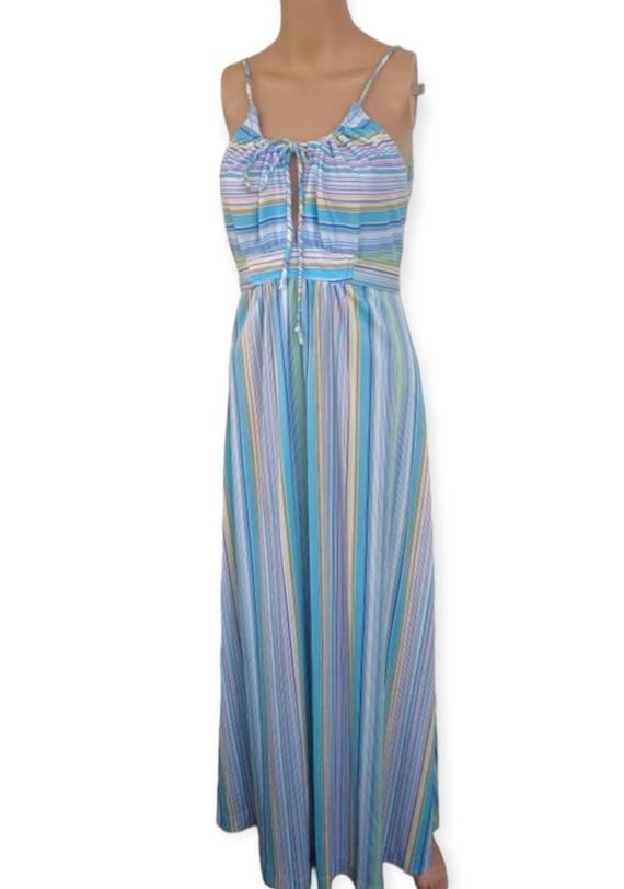 knee length dresses for ladies Stripe maxi (dress)  Dressedbytjpolk.com
