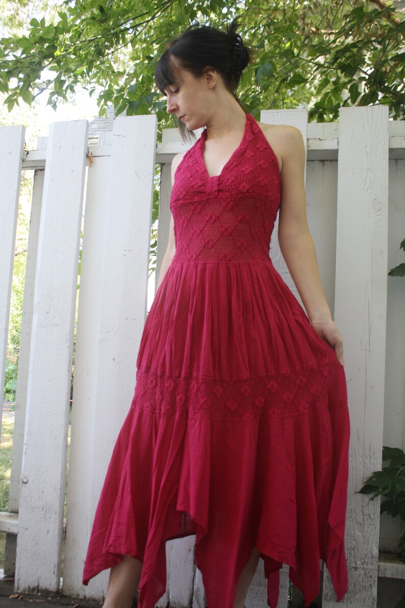 Hanky Hem Dress Etsy