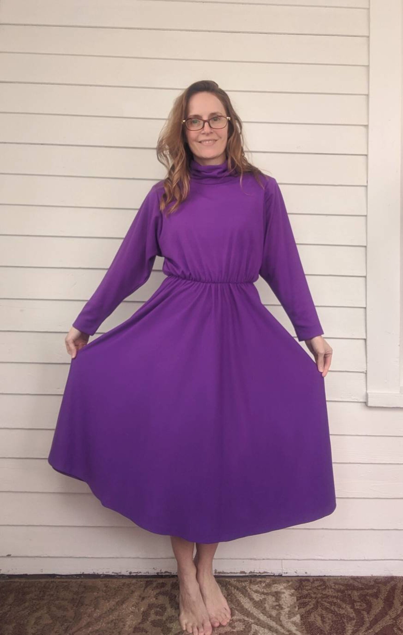 80s turtleneck outfit