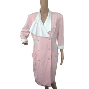 80s Pink Dress Retro Vintage AS IS Costume Use