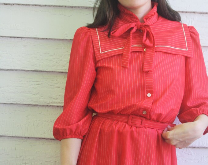 Red Sailor Dress