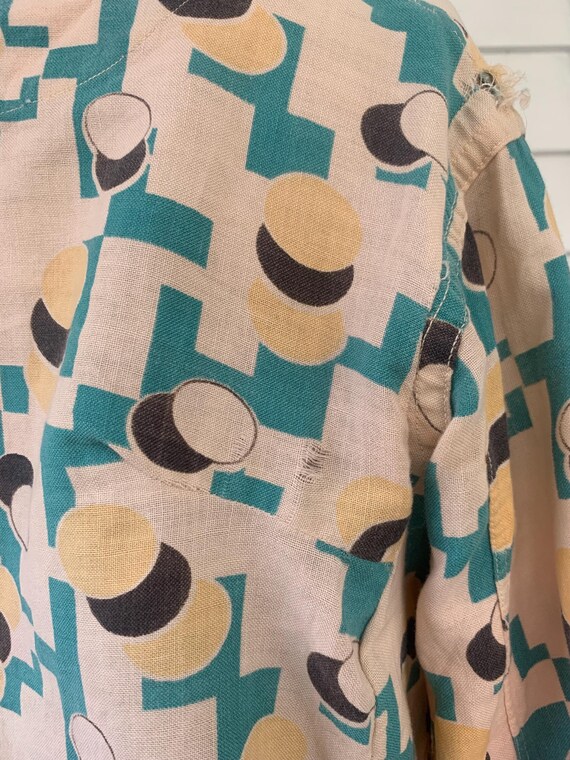 Beach Pajamas Antique 30s Pants Art Deco Top Vint… - image 8