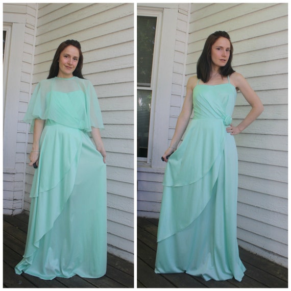 white christmas dresses Wedtrend Women Light Green Chiffon Long Bridesmaid Dress A-Line Square Neck  Tiered Wedding Party Dress – WEDTREND