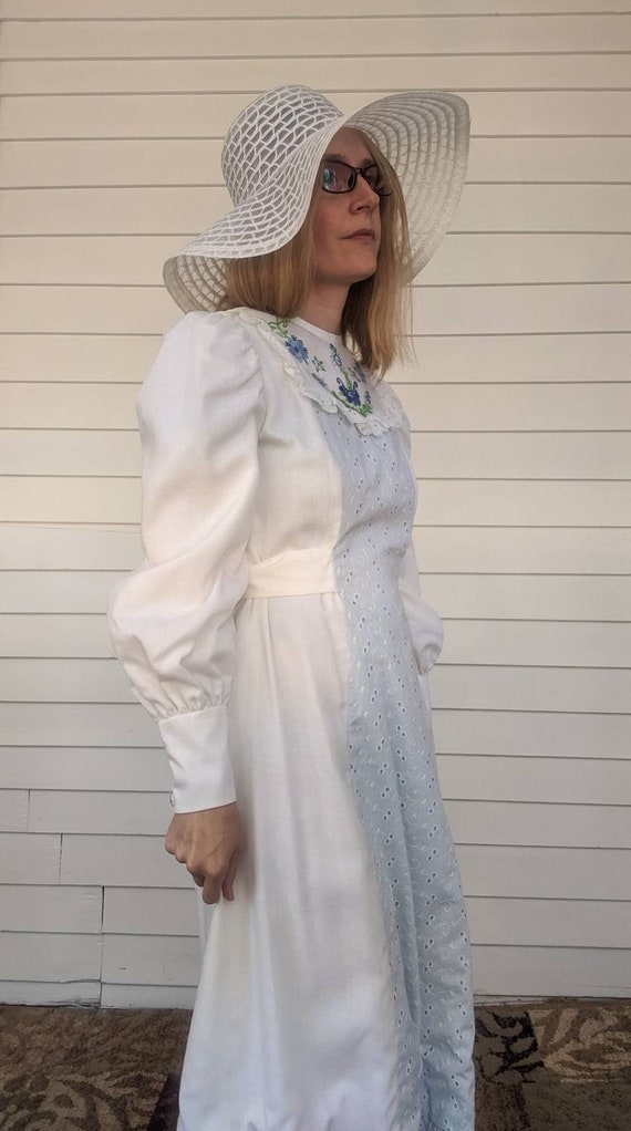 70s Gunne Sax Style Dress Prairie 