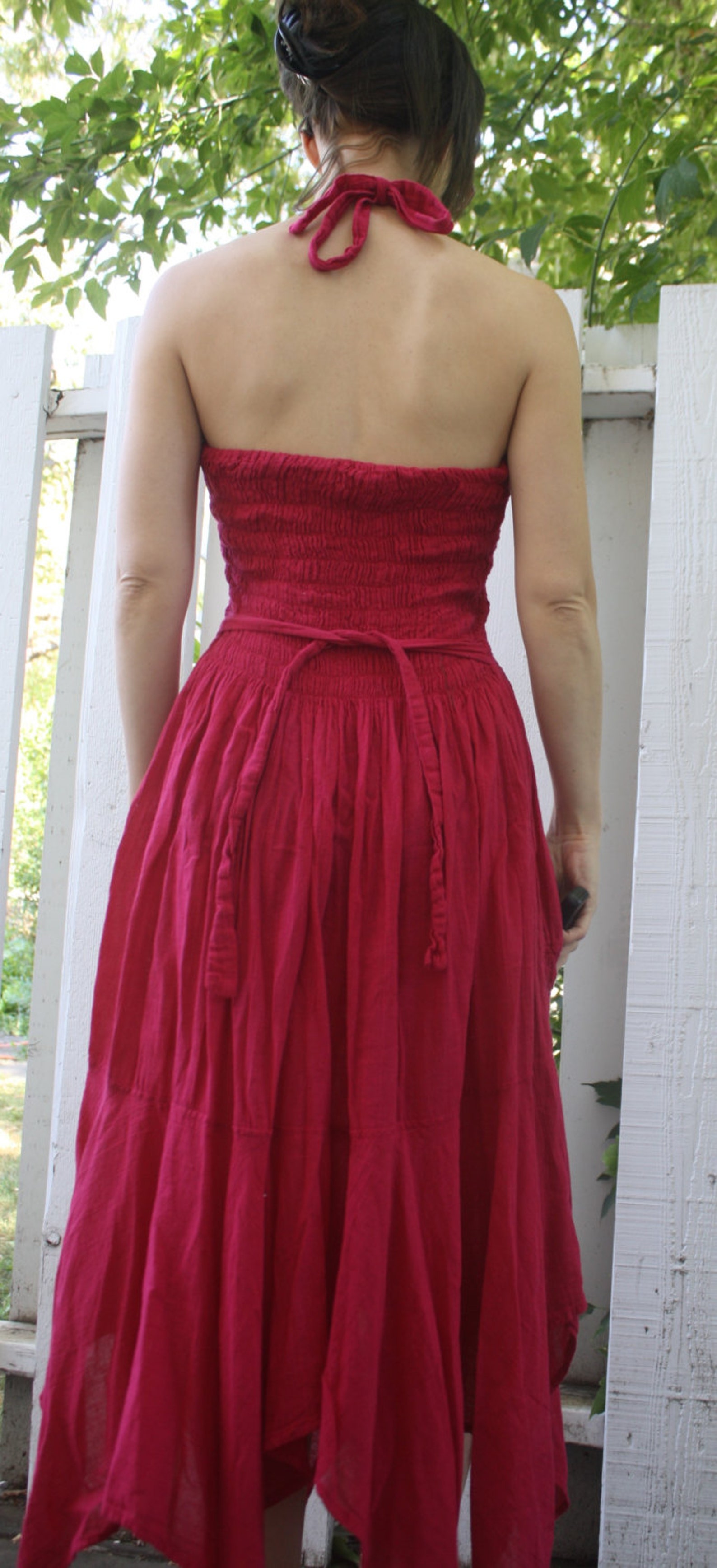 Halter Handkerchief Dress