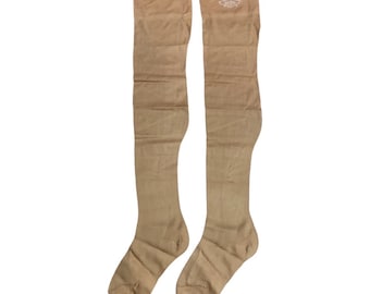 Antique Durene Thigh High Stockings Pantyhose Hosiery 20s 30s