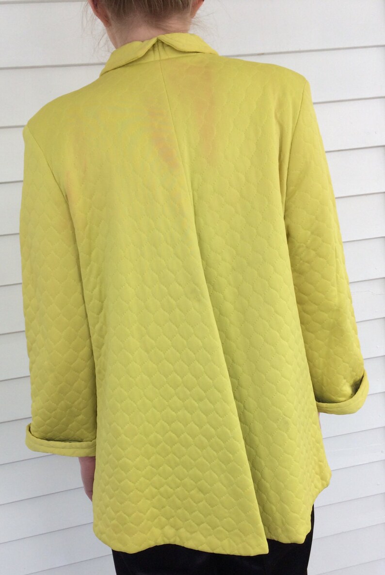50s Green Lounge Jacket Vintage Diana Dean 1950s S M L