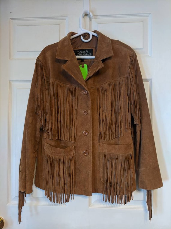 Fringe Suede Jacket Leather Gallery L Western Hipp