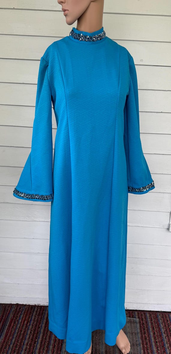 Robe Moulante Bleu Sarcelle Froncée Asymétrique | Robes | PLT FR