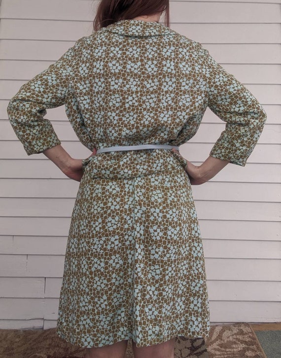 60s Jacket and Skirt Suit Blue Vintage S - image 5