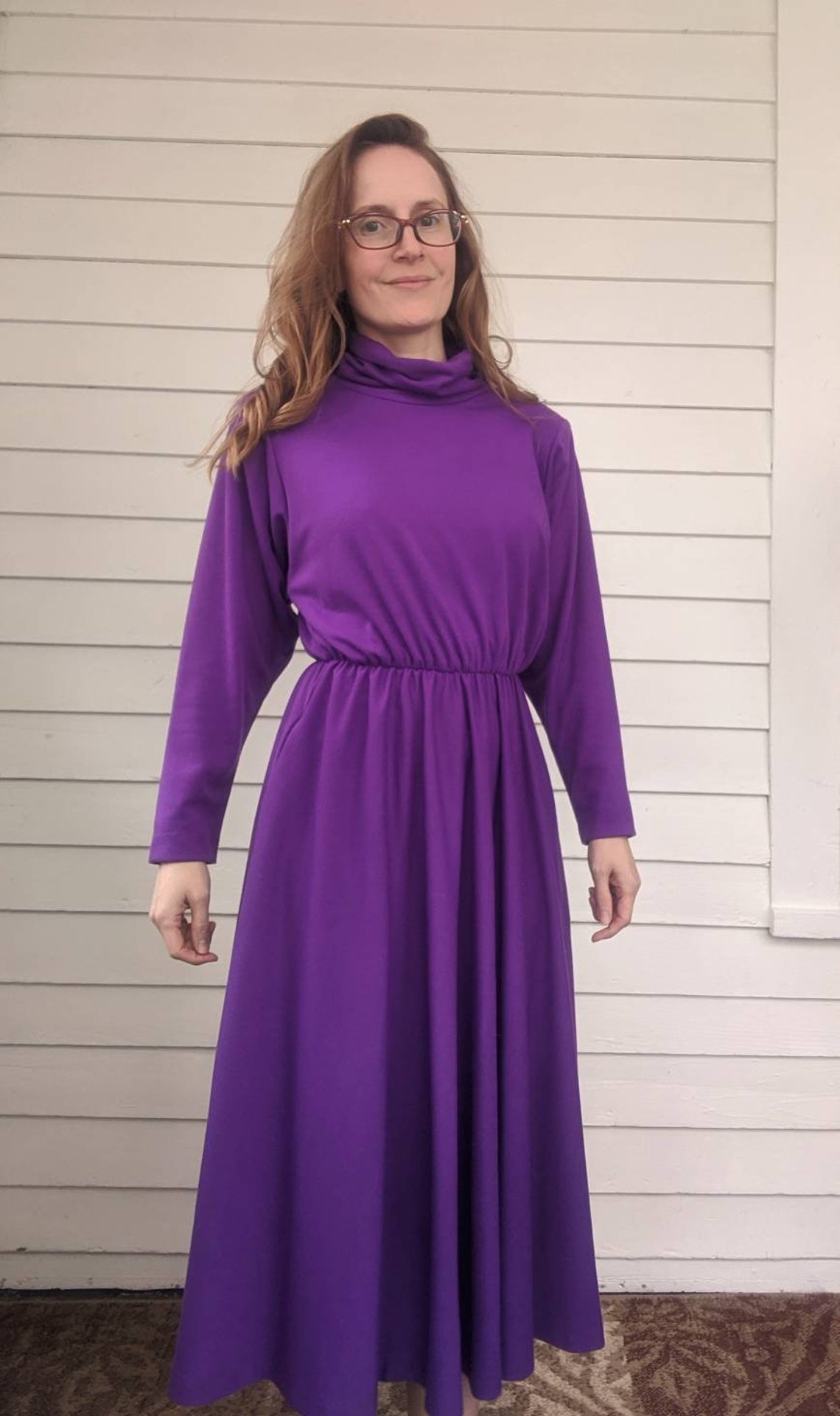 80s turtleneck outfit