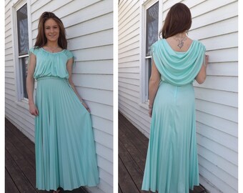 Seafoam Maxi Dress - Etsy
