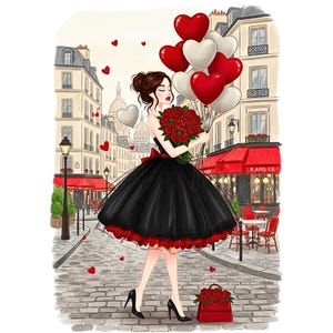 hd in paris red dress Flying Red Dress Photoshoot, 7th Arrondissement, Paris
