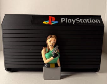 PlayStation PS1 Holds 28, Game Storage Display Shelf Memory Card Holder 3DPrint