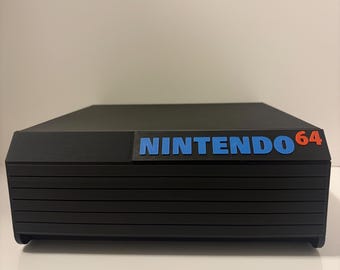 Nintendo N64 Game Storage Case 18 Cartridge Holder Case Box Drawer 3D Print.