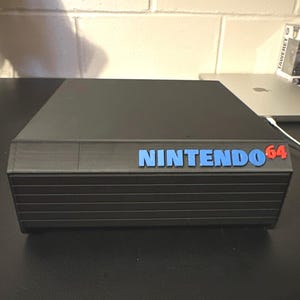 Nintendo N64 ゲーム収納ケース 18 カートリッジ ホルダー ケース ボックス 引き出し 3D プリント。