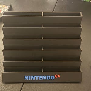 N64 Nintendo 12-slot game cartridge holder