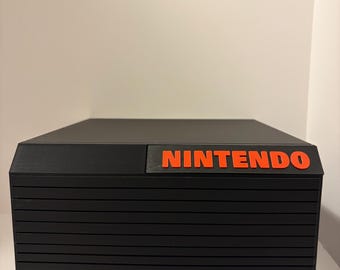 Gaveta para 18 jogos de Nintendo NES. Impressa em 3D.