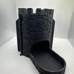 D&D Dice Tower with Storage – 3D-Printed Castle Design