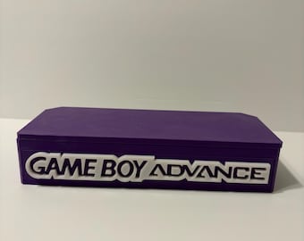 Game Boy Advance Cartridge Holder 15 Slot Storage Case GBA Game Organizer. 3D print