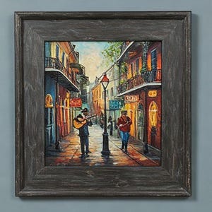 Louisiana Art, New Orleans Painting, New Orleans Souvenir, New Orleans Culture, Wall Art, Abstract Painting, Inspiring Artwork