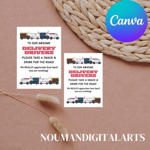INSTANT / Delivery driver thank you sign / Take a treat / delivery driver snack sign / delivery driver mail sign / digital download