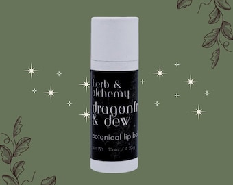 Bálsamo labial Dragonfruit & Dew Botanical Alchemy para labios luminosos