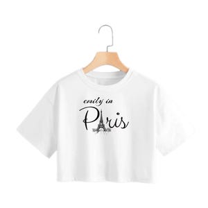 city of love, Paris, Personalised crop top, Paris adventure