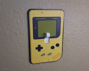 Original Gameboy Inspired Light Switch Cover (Yellow)