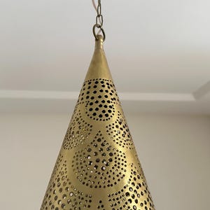 moroccan pendant, brass pendant light, ceiling lamp, boho lighting decor, lantern lamp, moroccan chandelier, handmade brass lamp, lighting, oriental pendant, bohemian ceiling, etched brass light, warm ambient lamp, luxury home light